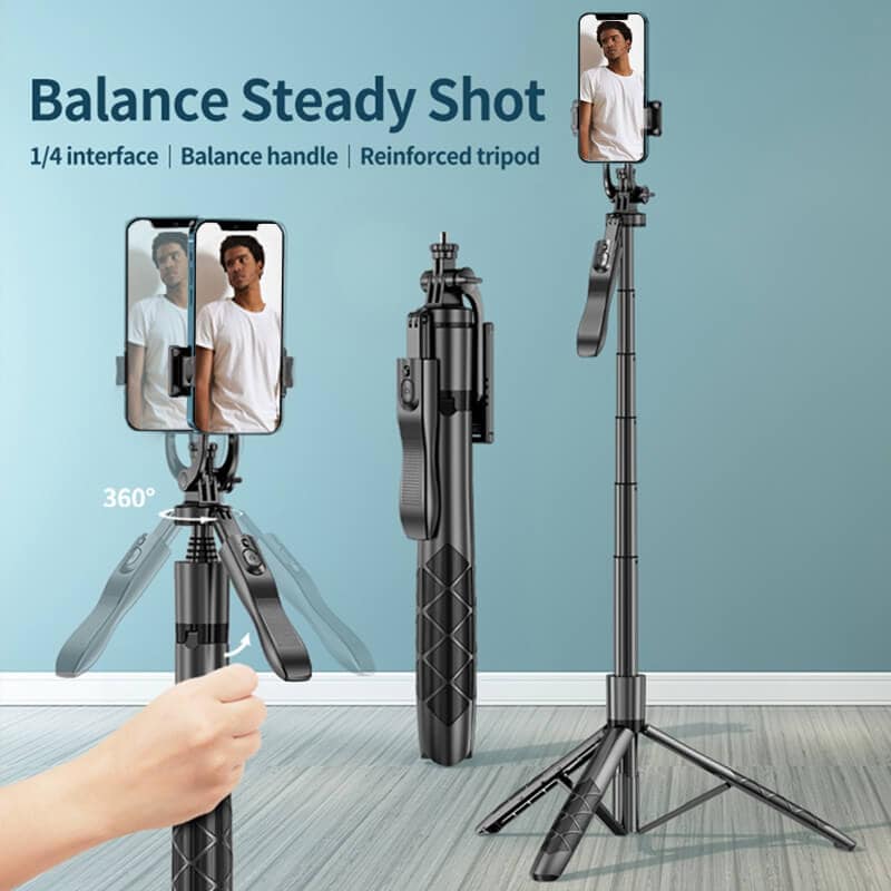 L16 1530mm Wireless Selfie Stick Tripod Stand Balance Stabilizer Live Foldable Monopod for GoPro AXNEN DJI Osmo Action Cameras for Smartphones L16 1530mm Wireless Selfie Stick Tripod Stand Balance Stabilizer Live Foldable Monopod for GoPro AXNEN DJI Osmo Action Cameras for Smartphones